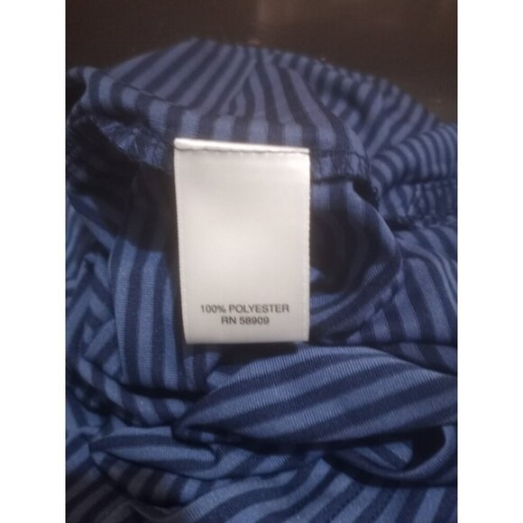 New Roundtree & Yorke Performance Polo Shirt Men's Large L Blue Golf Work Play - Picture 9 of 11